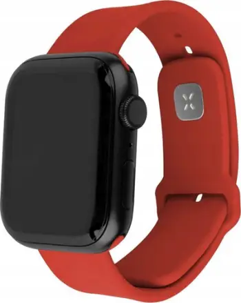 Rrip sportiv FIXED Silicone Band për Apple Watch Ultra 49mm, silikon, i kuq