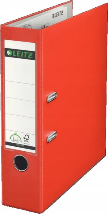 Dosje unazore LEITZ 180 Degree, A4, 80mm, e kuqe