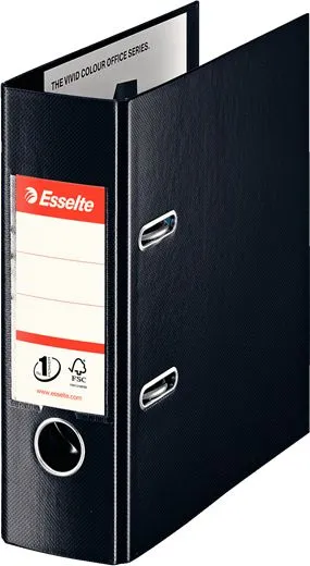 Dosje levë Esselte No.1 Vivida A5, 75mm, e zezë - 1