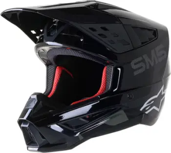 Helmetë motocross Alpinestars S-M5 Rover, madhësia 2XL, e zezë gri