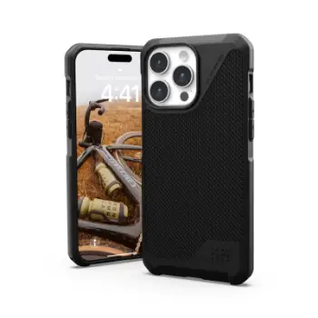 Mbrojtëse telefoni UAG Metropolis LT MagSafe për iPhone 15 Pro Max, Kevlar, e zezë