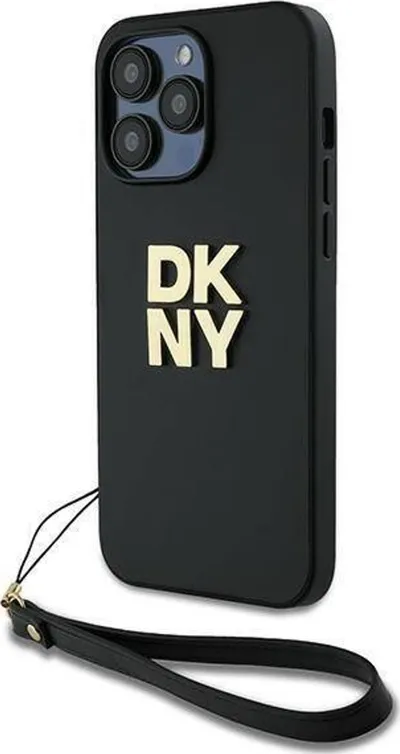Mbulesë telefoni DKNY për iPhone 14 Pro, 6.1", me rrip, e zezë - 1