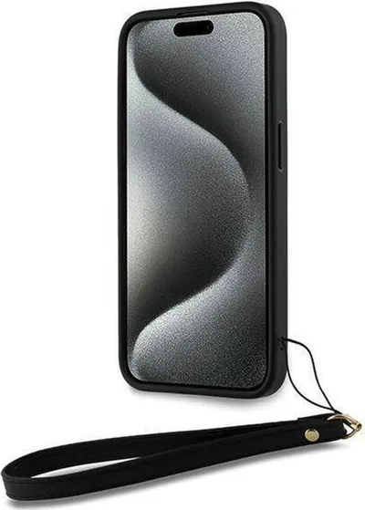 Mbulesë telefoni DKNY për iPhone 14 Pro, 6.1", me rrip, e zezë - 4