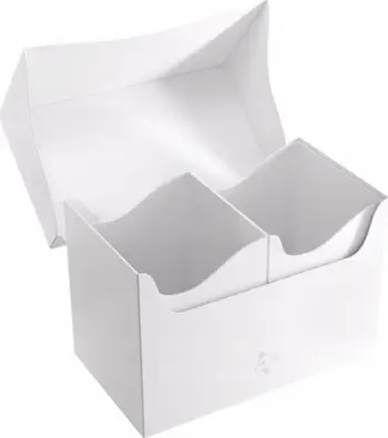 Kuti letra loje Gamegenic GGS25115 Double Deck Holder 200+ XL, për 200 letra, e bardhë