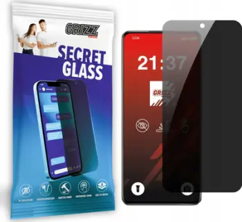 Xham mbrojtës privatësie Grizz SecretGlass për Realme V60, qeramik, rezistent ndaj gërvishtjeve, transparent