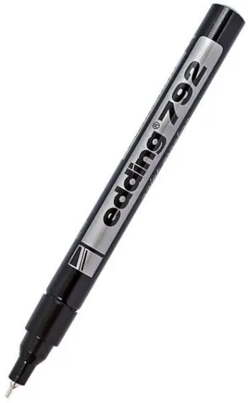 Marker me vaj Edding 792, majë 0.8mm needle, i zi