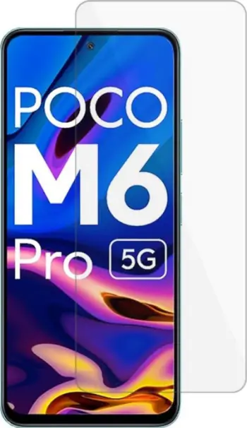 Xham mbrojtës tempered Xiaomi Redmi 12 4G 5G Poco M6 Pro 5G, transparent