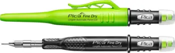 Marker ndërtimi Pica Fine Dry, automatik, 0.9mm, i zi