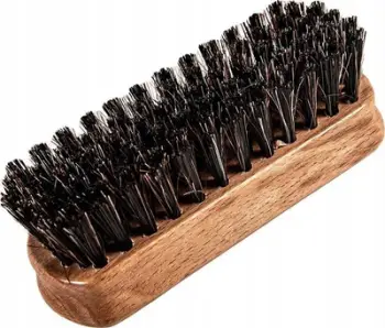 Furçë pastrimi Daniel Washington Leather Brush Big, për lëkurë, madhësi e madhe, kafe
