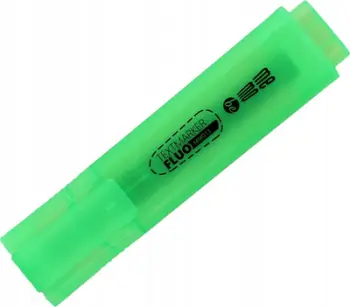 Marker ngjyrues MemoBe Highlighter, majë e pjerrët, jeshile neon
