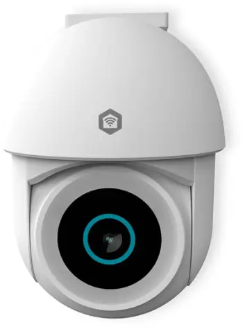 Kamerë sigurie Nedis Smart Wi-Fi, 3MP 1296p, pan tilt, e bardhë