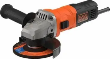 Mini-brusilice Black+Decker BEG010-QS, 710W, disk 115mm, portokalli