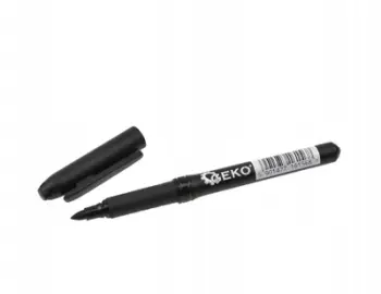 Marker permanent Geko G29020, majë e hollë, i zi