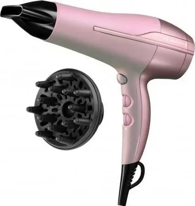 Tharëse flokësh Remington Coconut Smooth D5901, 2200W, me jonizim, e zezë - 1