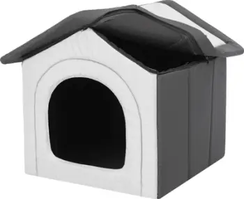 Shtëpi për qen HobbyDog Buda, 55x60x60 cm, palosëse, shumëngjyrëshe