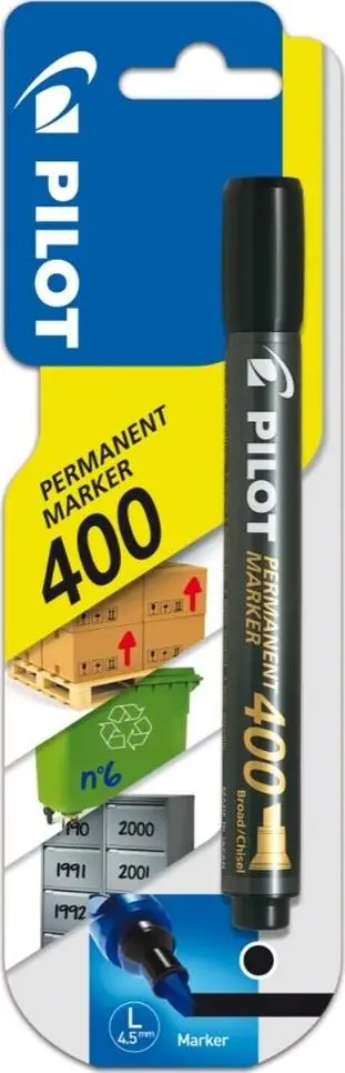Marker permanent Pilot SCA-400, majë fibër, i zi