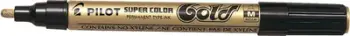 Marker permanent Pilot Super Color Bullet Tip, majë e rrumbullakët, ngjyrë ari