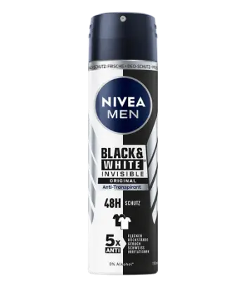 Deodorant Nivea Black & White Invisible Dry Original, 150 ml