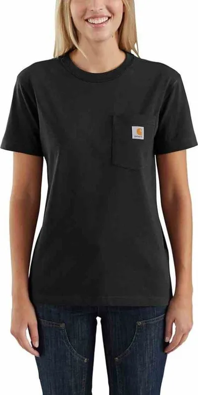 Bluzë Carhartt Workwear Pocket, për femra, M, e zezë - 1