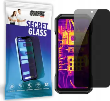 Xham privatësie Grizz SecretGlass për Ulefone Armor 27T Pro, keramik, transparencë e lartë