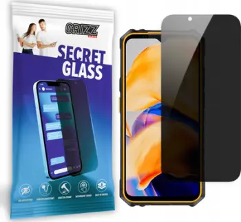 Xham privatësie Grizz SecretGlass për Ulefone Armor X10, mbrojtës ekrani, xham i përforcuar, transparent
