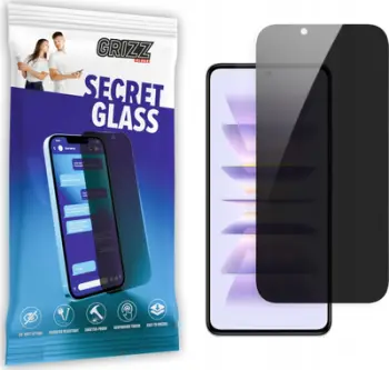 Xham privatësie Grizz SecretGlass për Xiaomi Redmi K60e, mbrojtës ekrani, xham i temperuar transparent