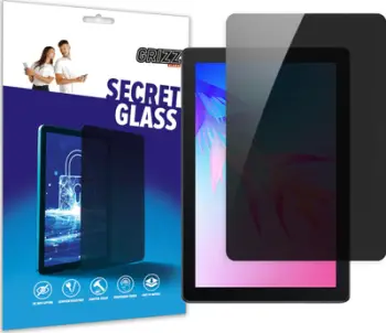 Xham privatësie GrizzGlass SecretGlass për tablet Huawei MatePad T10s, xham i temperuar, transparencë e lartë, i tejdukshëm