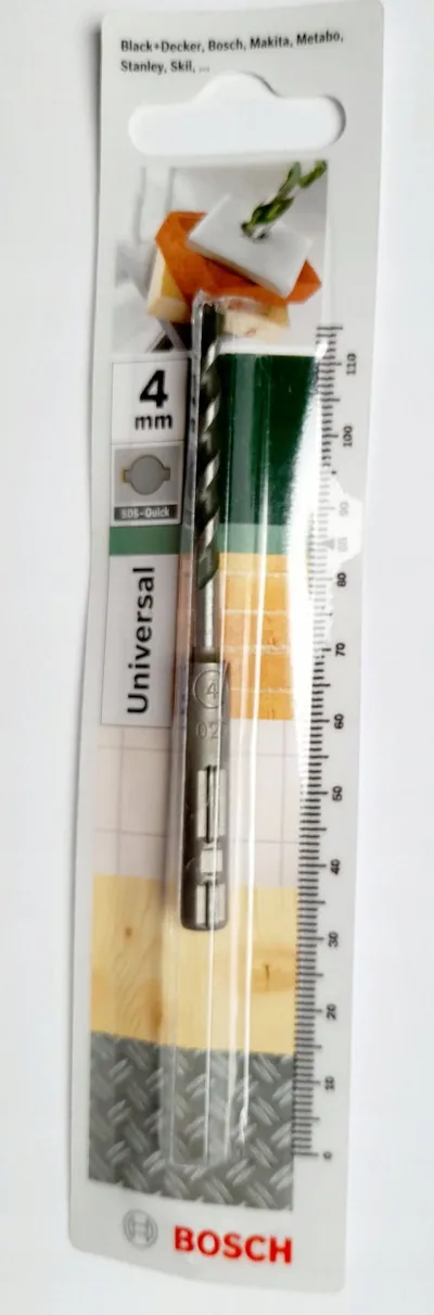 Shtizë për çekiç rrotullues Bosch 2609256910, 4 mm, 1 copë - 2