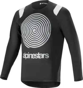 Bluzë çiklizmi Alpinestars Oscar Jersey, mëngë të gjata, e zezë