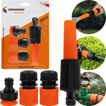 Set lidhësash kopshti Garden Hose, 4 copë, plastik
