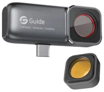 Kamerë termike Guide Sensmart MobIR 2S USB C, 256x192px, zmadhim 5X, shikim nate deri 100m
