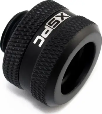 Set lidhësash XSPC G1/4 në 14mm Triple Seal, 8 copë, matte e zezë