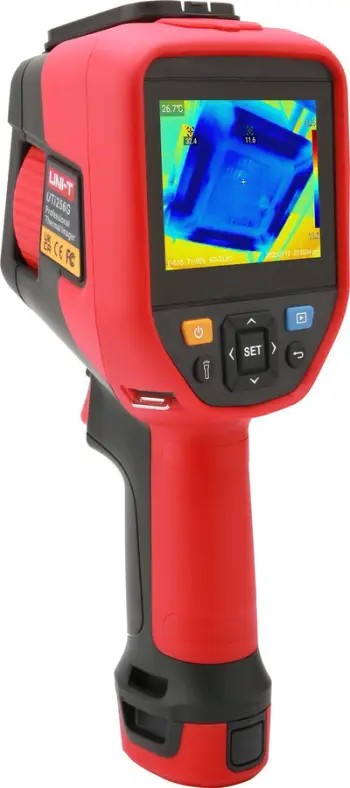 Kamerë termike Uni-T UTi256G, rezolucion 256x192, ekran 2.8", e zezë