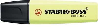 Marker Stabilo Boss Pastel 70/133, majë e theksuar, ngjyrë limon pastel - 2