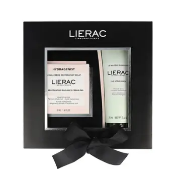 Set Lierac Hydragenist, krem/ xhel hidratues, 50 ml + maskë eksfoliuse, 75 ml