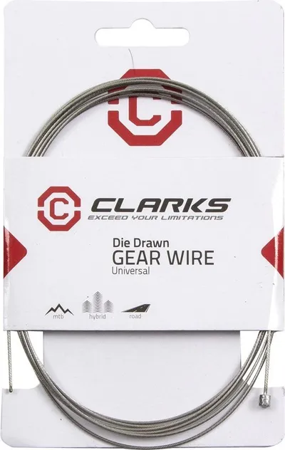 Kabull marshe biçiklete Clarks Die Drawn Gear Wire, universal, inoks, argjendtë - 1
