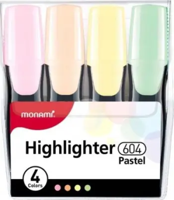 Marker tekstesh Astra Highlighters Highlighter 604, pastel, set 4 copë