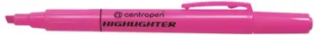 Marker tekstnënvizues Centropen Textmarker Neon 8722/3, ngjyrë neon, majë e gjerë, i verdhë
