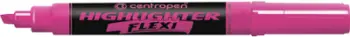 Marker theksimi Centropen Flexi 8542, i verdhë