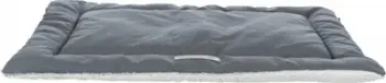 Shtrat kafshësh Trixie Farello Mat, 70 x 55 cm, pelush dhe tekstil, bardhë gri
