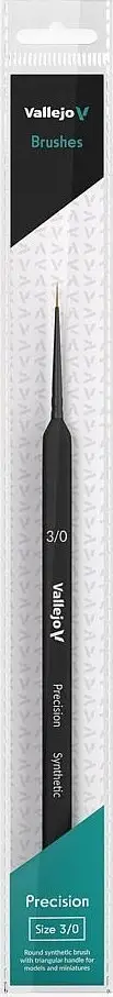 Furçë pikture VJPB Synthetic Precision Triangular VJPB03030, nr 3.0, për miniatura