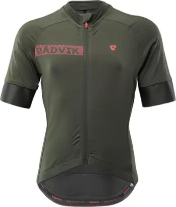 Bluzë çiklizmi për fëmijë Radvik Bravo Jrg Jr 92800406865, material i frymëmarrshëm, elemente reflektuese, e zezë