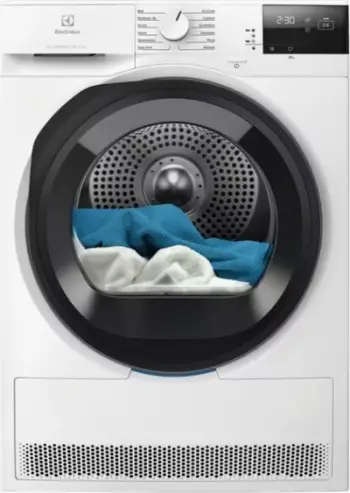 Tharëse rrobash Electrolux EW6D295GE, 9kg, pompë nxehtësie, e bardhë
