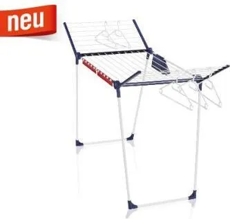Tharëse rrobash Leifheit Pegasus 200 Solid Comfort, e bardhë/e kaltër - 1