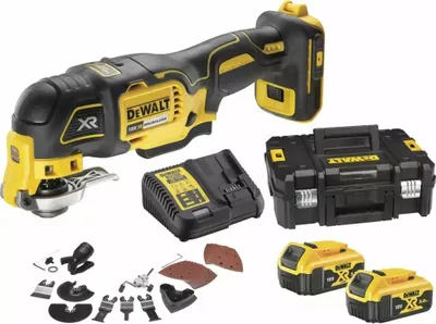 Mjet multifunksional Dewalt DCS356P2, 18V, me bateri, i verdhë - 2