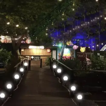 Set llamba kopshti diellore, 6 copë, LED, dritë e bardhë e ftohtë