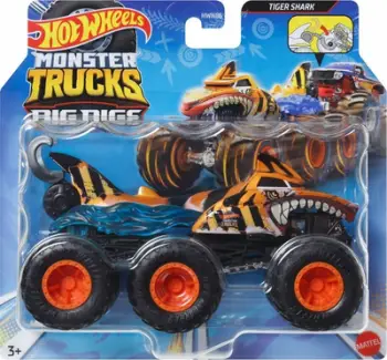 Kamion lodër Hot Wheels Monster Trucks Big Rigs, 1:64, 6 rrota, shumëngjyrësh