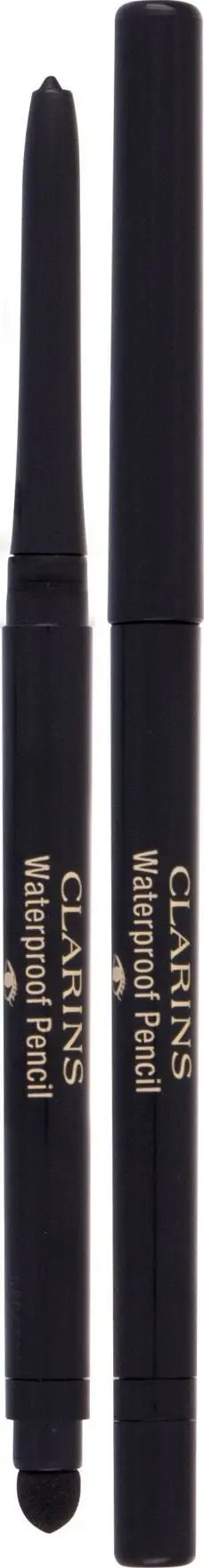 Laps sysh Clarins Waterproof Pencil 01 Black Tulip, rezistent ndaj ujit, i zi