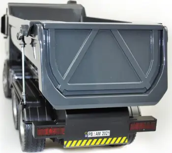 Kamion modeli RC Amewi Mercedes Benz Arocs 6x4 1:18, 4WD, me bateri dhe karikues, i bardhë