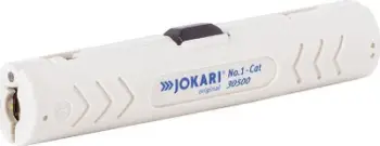 Mjet zhveshës izolimi Jokari 1 Cat 4.5 10mm², për kabllo Cat 5 Cat 7, plastikë e verdhë